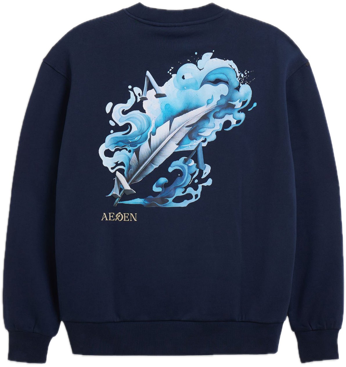 Aeden Maëlo Sweatshirt Sky Captain Blue Blauw