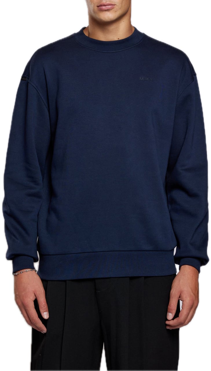 Aeden Maëlo Sweatshirt Sky Captain Blue Blauw