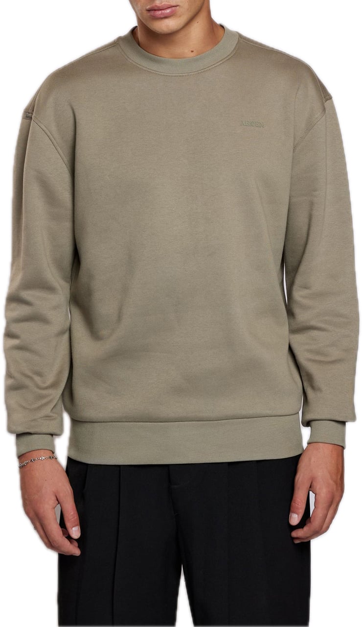 Aeden Maëlo Sweatshirt Vetiver Bruin