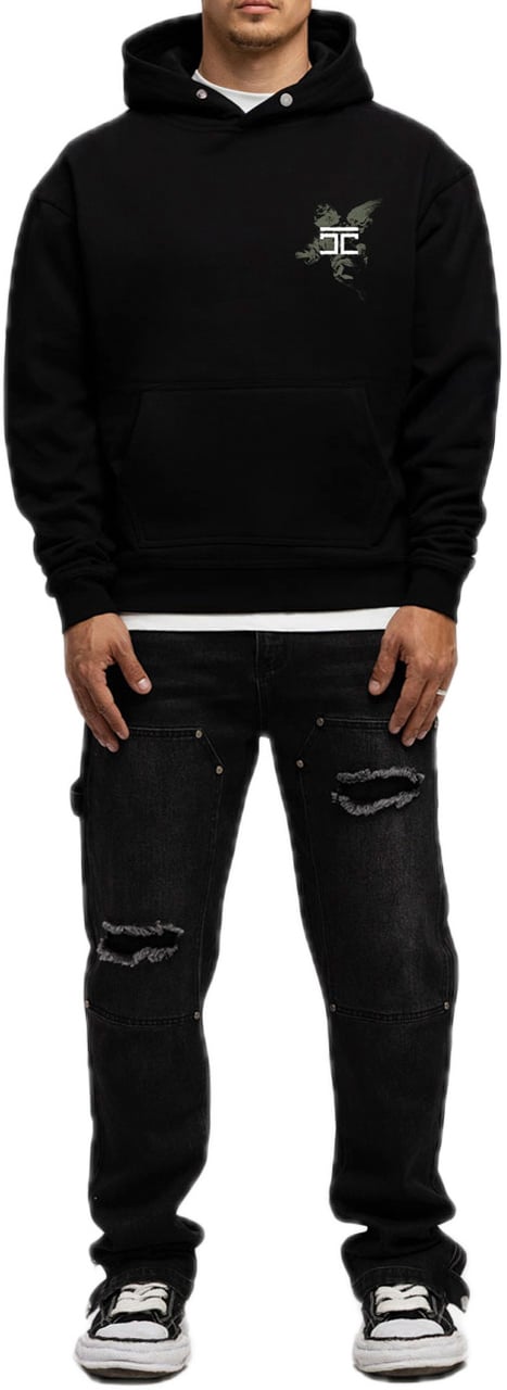 JORCUSTOM AboveAllLimi FoS Hoodie Black Zwart