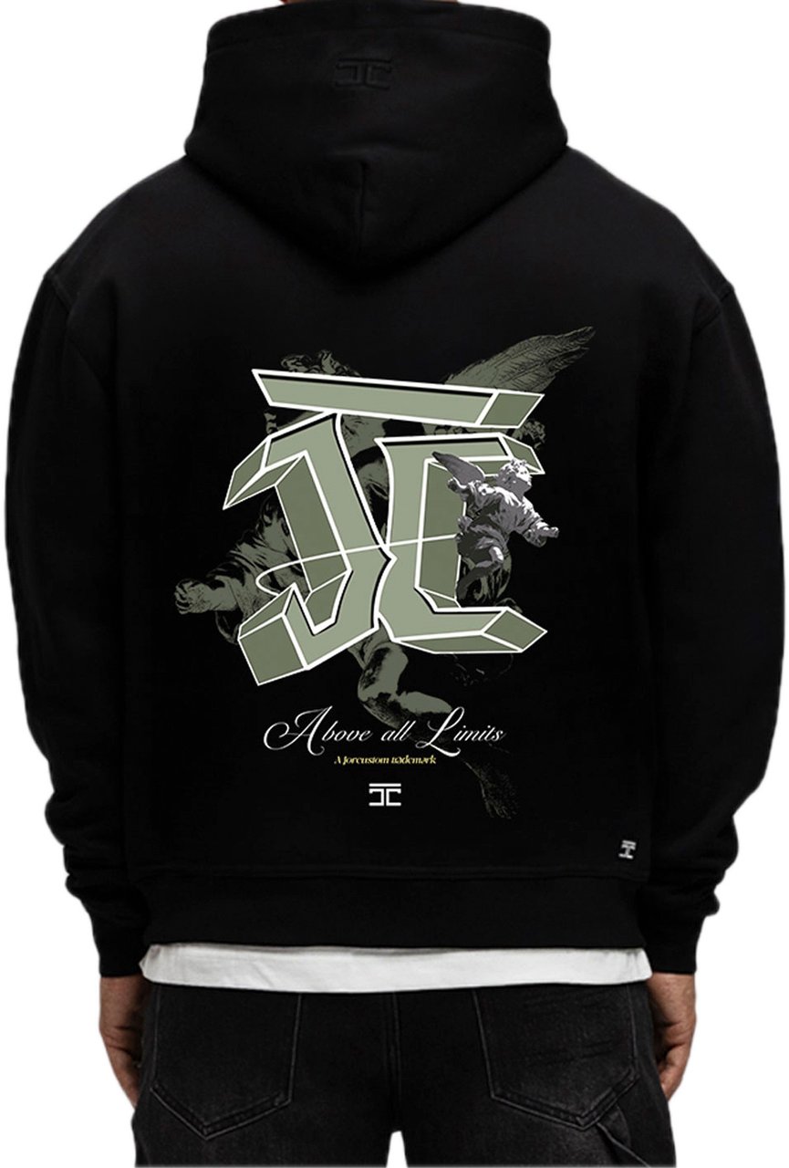 JORCUSTOM AboveAllLimi FoS Hoodie Black Zwart