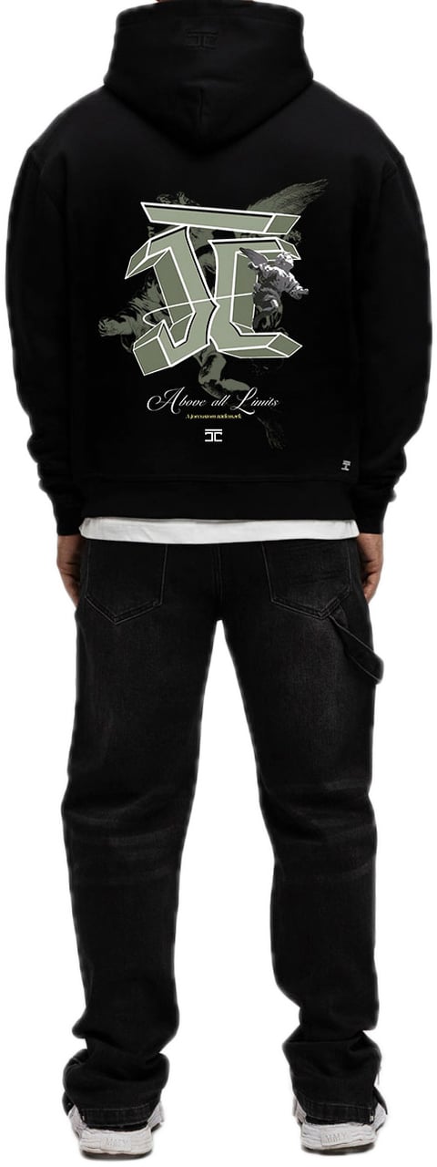 JORCUSTOM AboveAllLimi FoS Hoodie Black Zwart