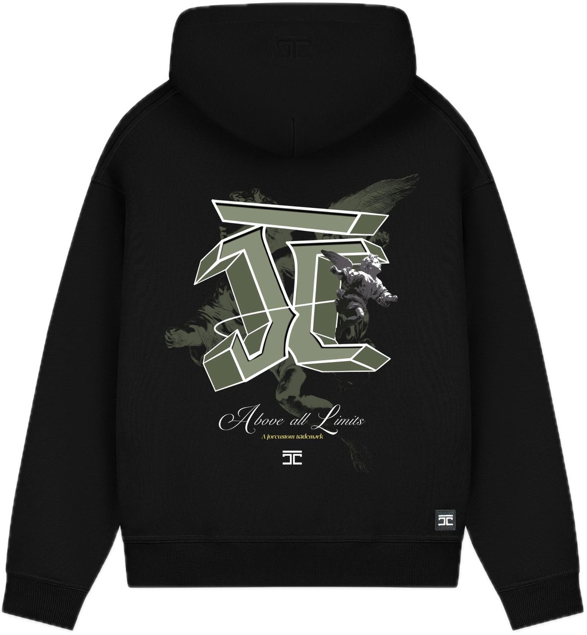 JORCUSTOM AboveAllLimi FoS Hoodie Black Zwart