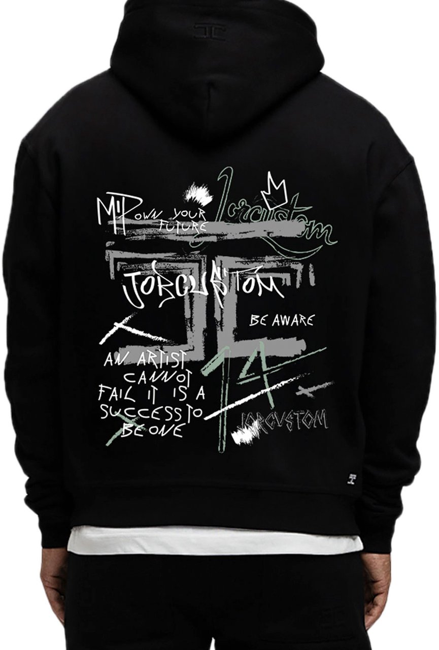 JORCUSTOM Artist FoS Hoodie Black Zwart