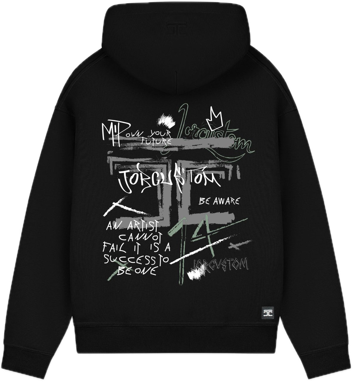 JORCUSTOM Artist FoS Hoodie Black Zwart