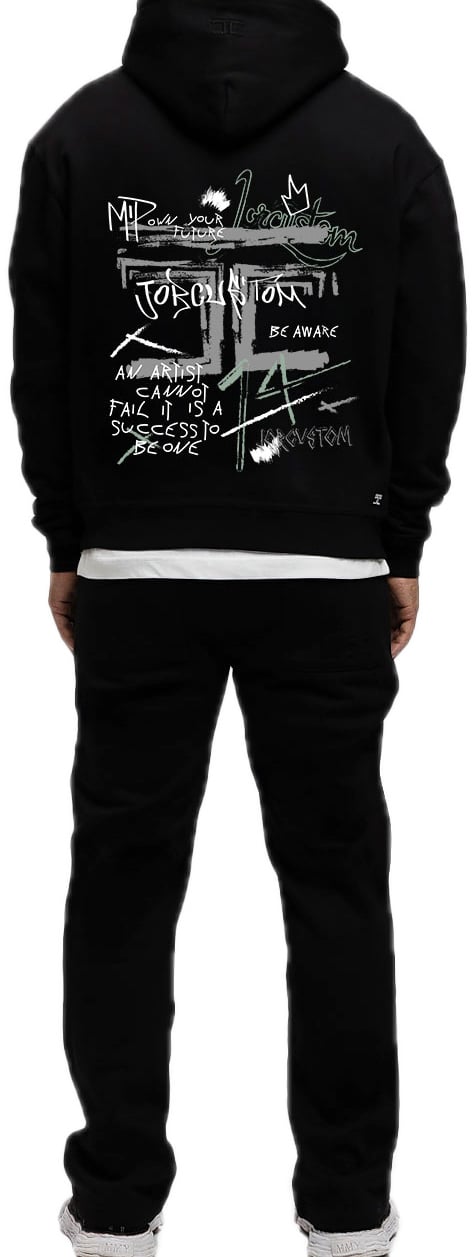 JORCUSTOM Artist FoS Hoodie Black Zwart