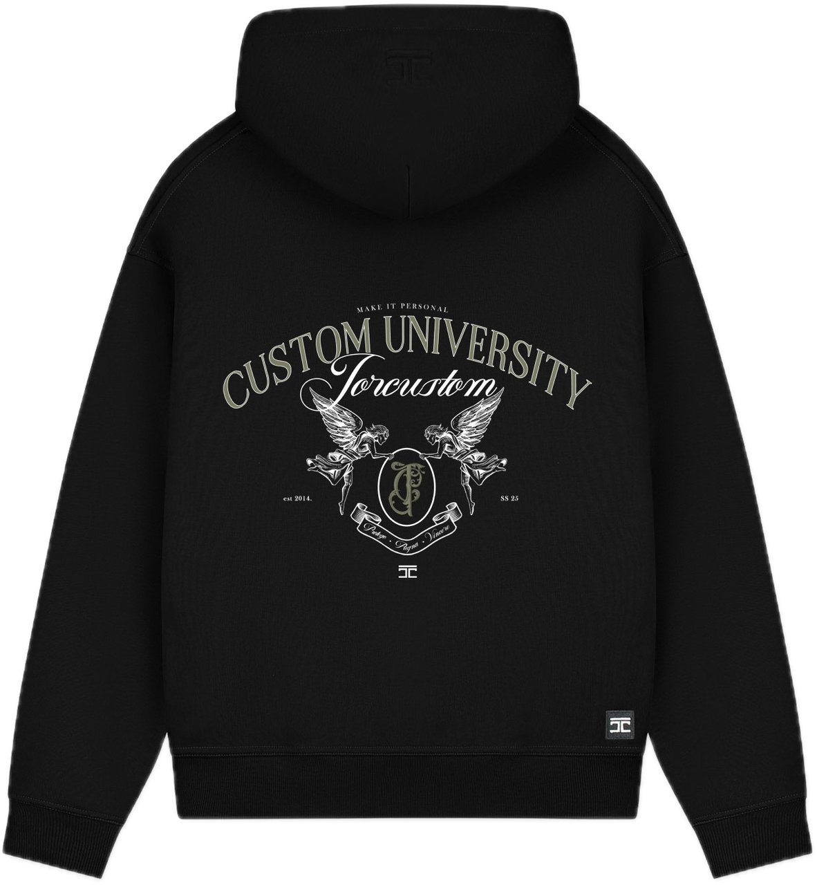 JORCUSTOM CustomUniver FoS Hoodie Black Zwart