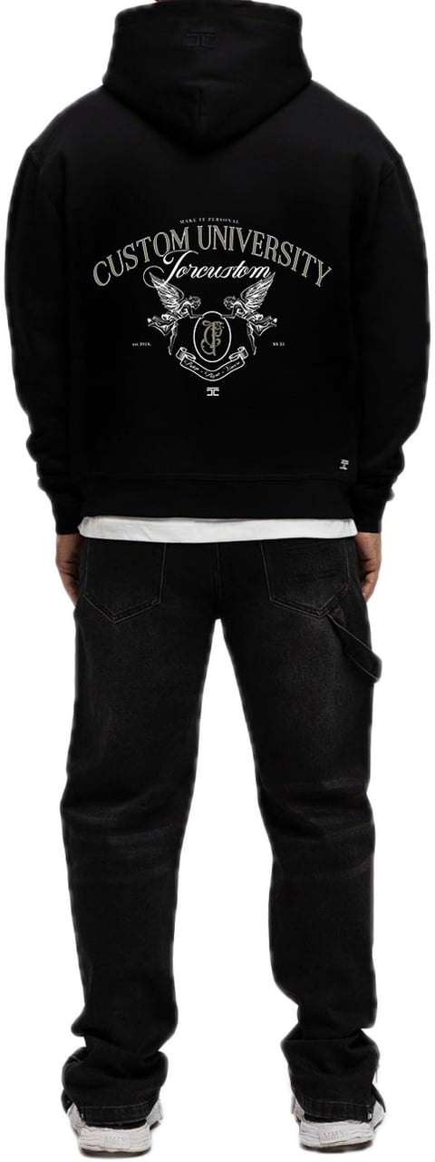 JORCUSTOM CustomUniver FoS Hoodie Black Zwart