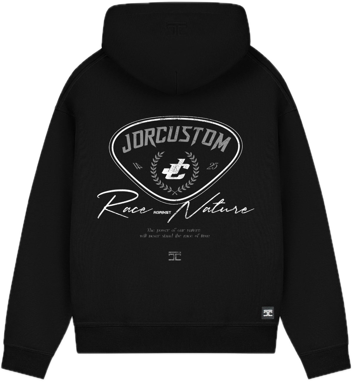 JORCUSTOM RaceAgainstN FoS Hoodie Black Zwart