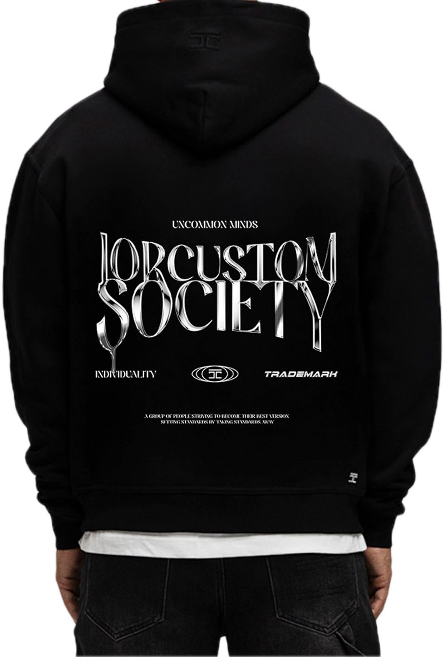 JORCUSTOM UncommonMind FoS Hoodie Black Zwart