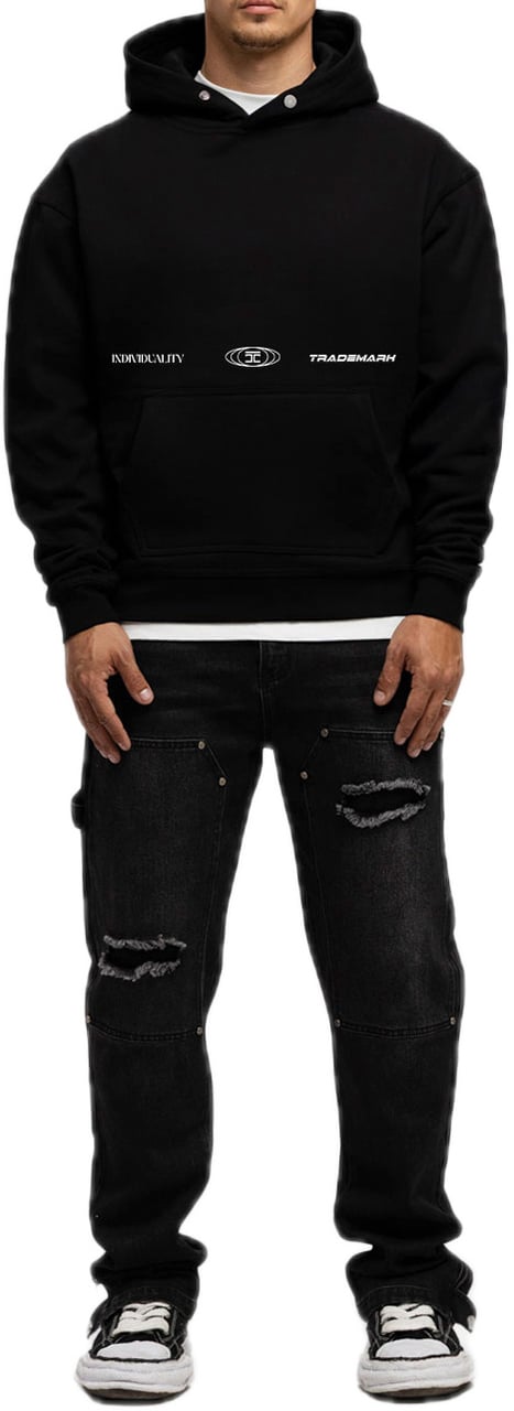 JORCUSTOM UncommonMind FoS Hoodie Black Zwart