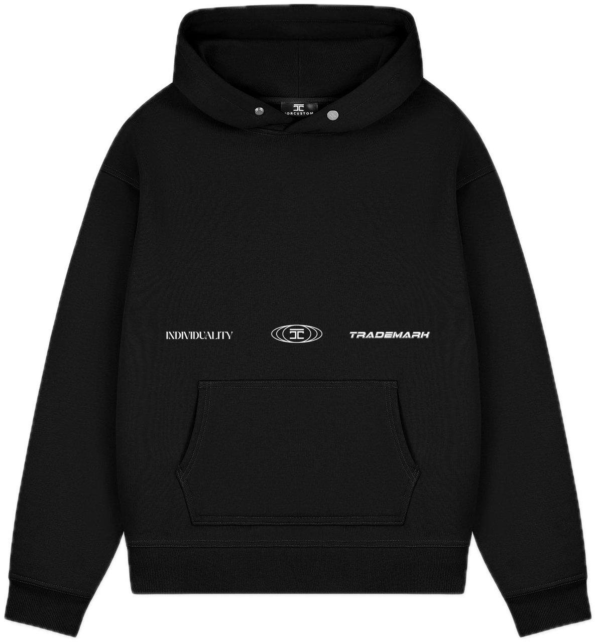 JORCUSTOM UncommonMind FoS Hoodie Black Zwart