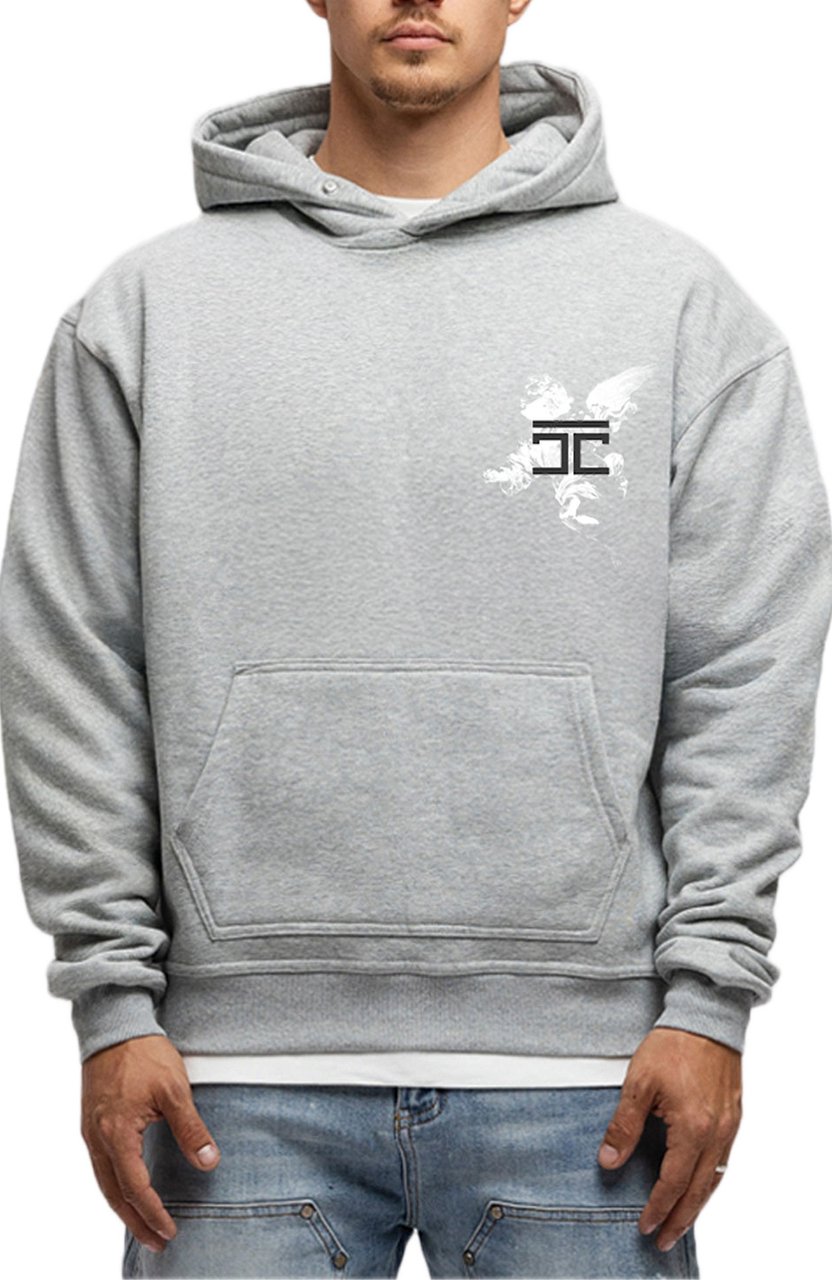 JORCUSTOM AboveAllLimi FoS Hoodie GreyMelange Grijs