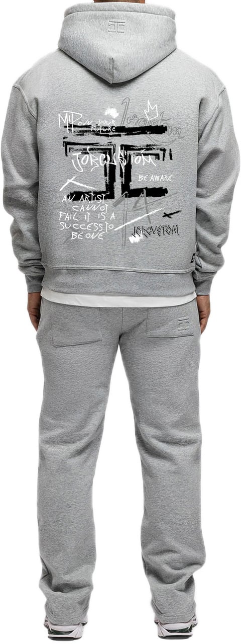 JORCUSTOM Artist FoS Hoodie GreyMelange Grijs