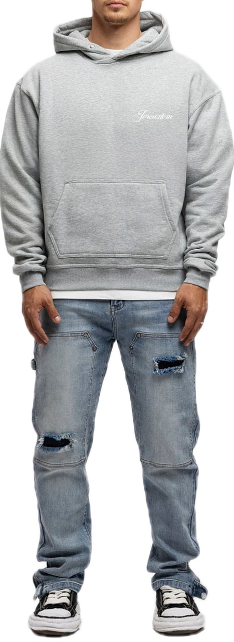 JORCUSTOM CustomUniver FoS Hoodie GreyMelange Grijs