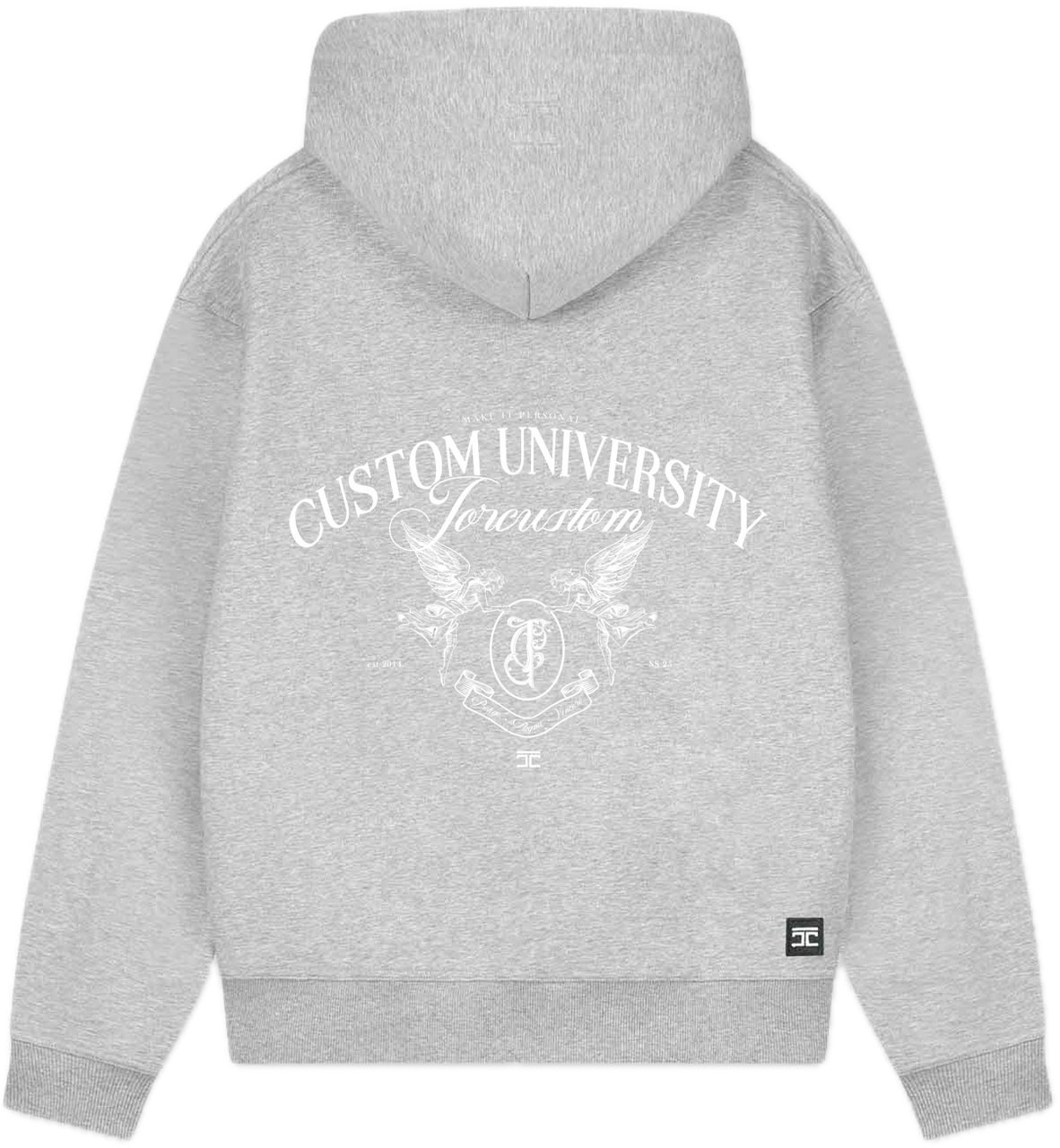 JORCUSTOM CustomUniver FoS Hoodie GreyMelange Grijs