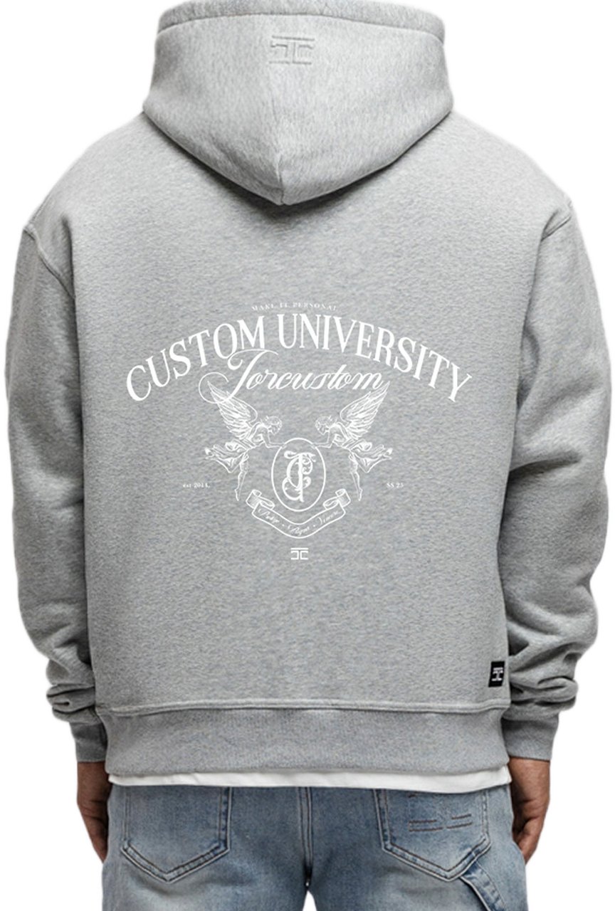 JORCUSTOM CustomUniver FoS Hoodie GreyMelange Grijs