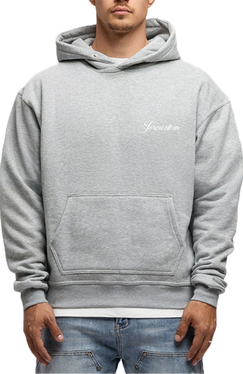 JORCUSTOM CustomUniver FoS Hoodie GreyMelange Grijs