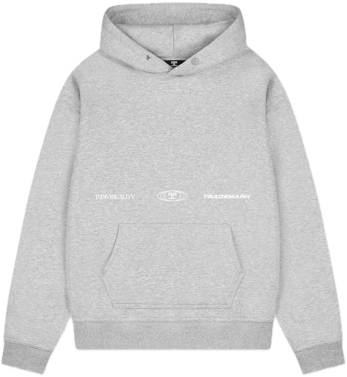 JORCUSTOM UncommonMind FoS Hoodie GreyMelange Grijs