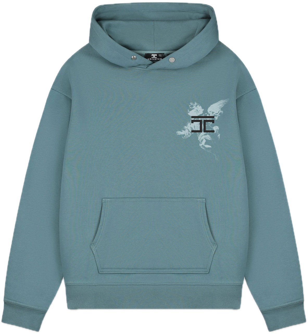 JORCUSTOM AboveAllLimi FoS Hoodie OceanBlue Blauw