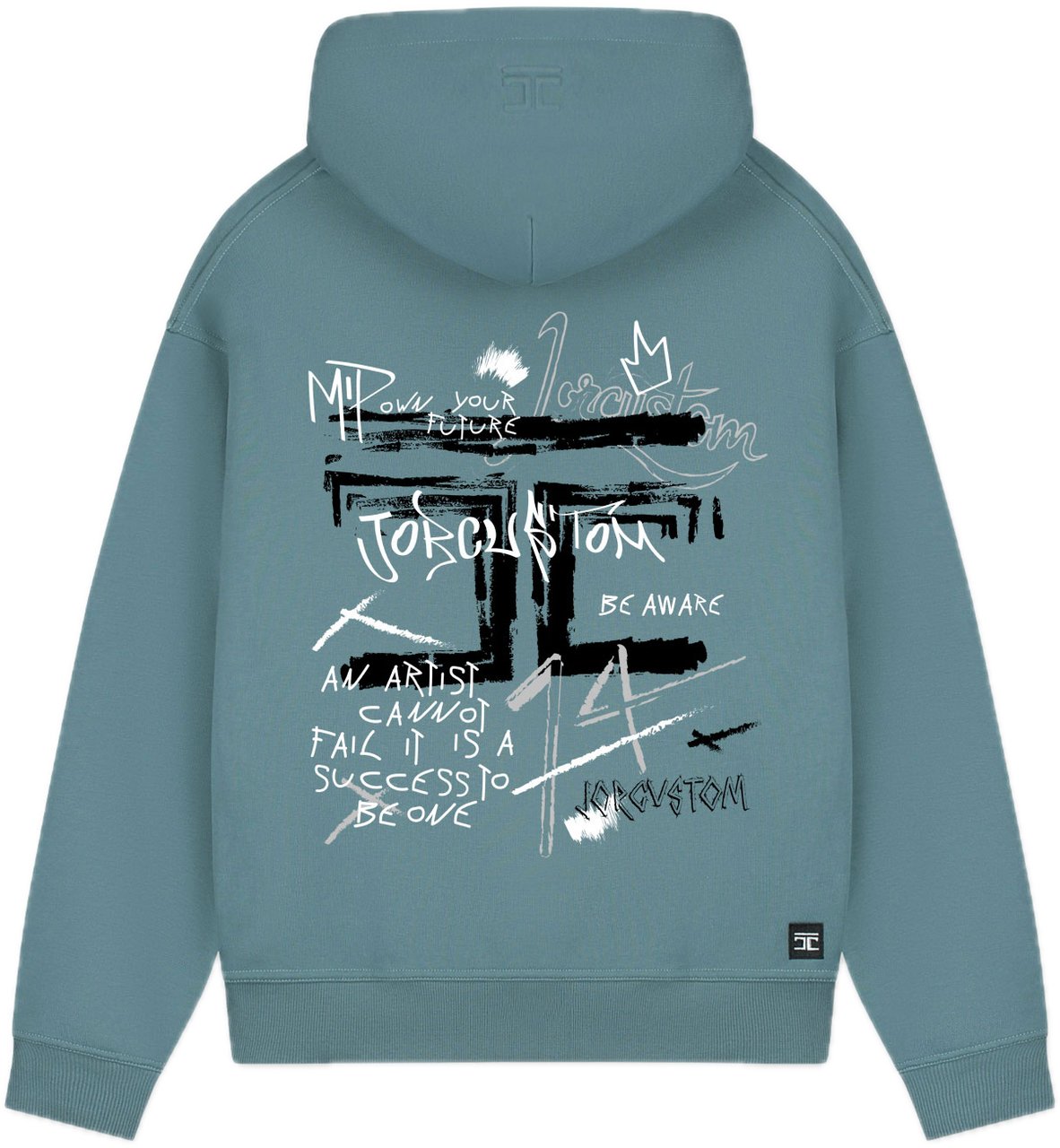 JORCUSTOM Artist FoS Hoodie OceanBlue Blauw