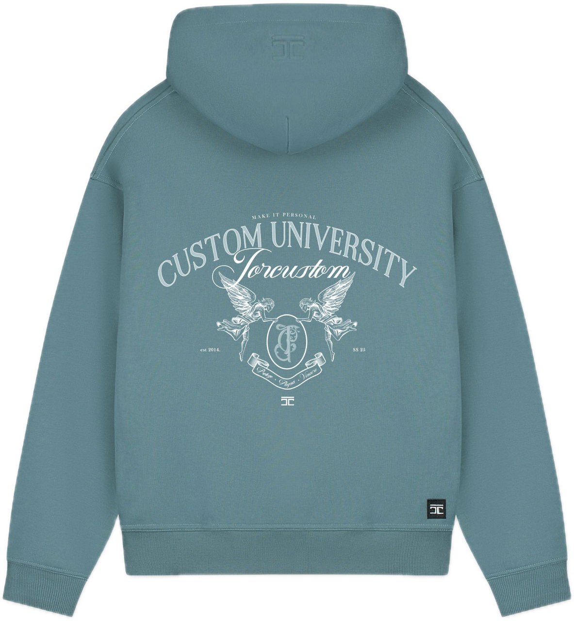 JORCUSTOM CustomUniver FoS Hoodie OceanBlue Blauw