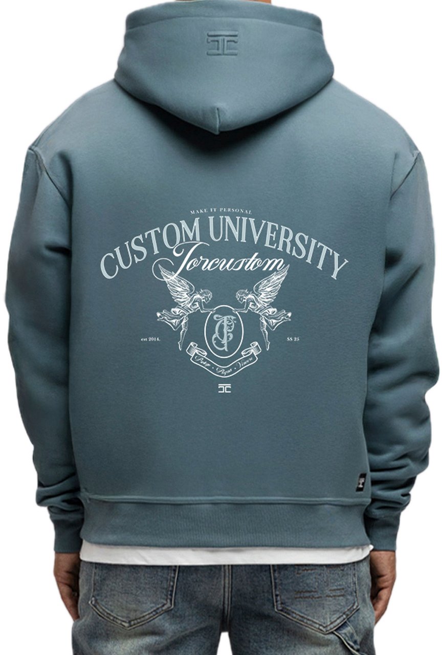 JORCUSTOM CustomUniver FoS Hoodie OceanBlue Blauw