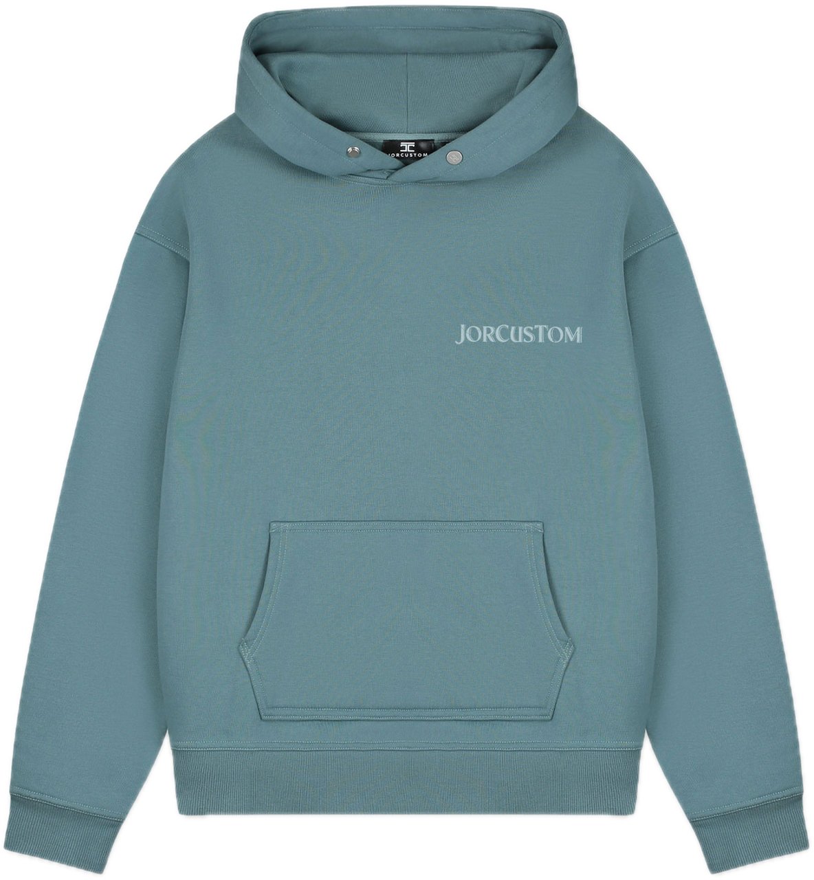 JORCUSTOM Ribbon FoS Hoodie OceanBlue Blauw