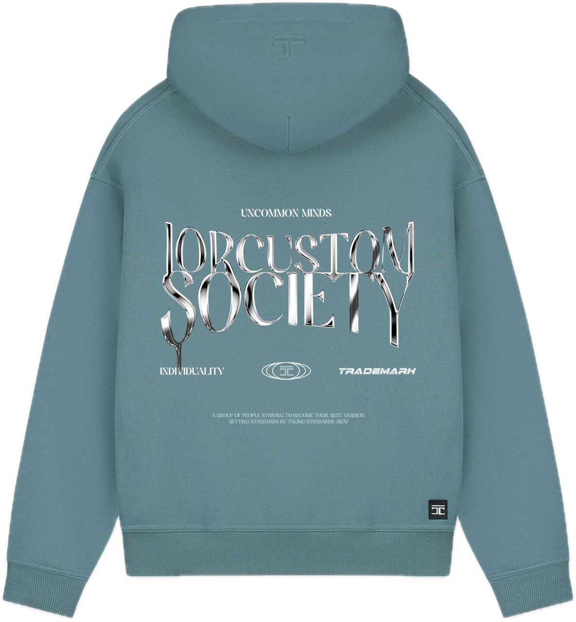 JORCUSTOM UncommonMind FoS Hoodie OceanBlue Blauw
