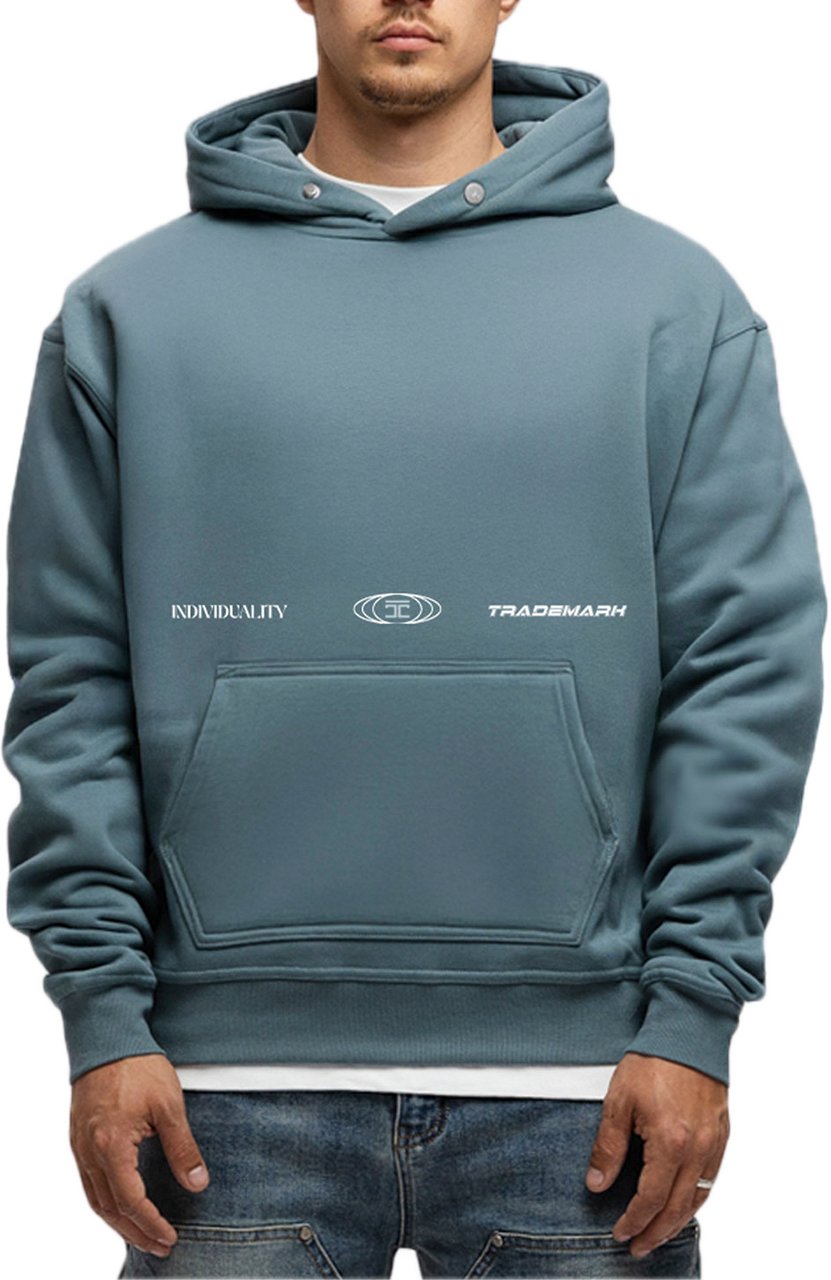 JORCUSTOM UncommonMind FoS Hoodie OceanBlue Blauw