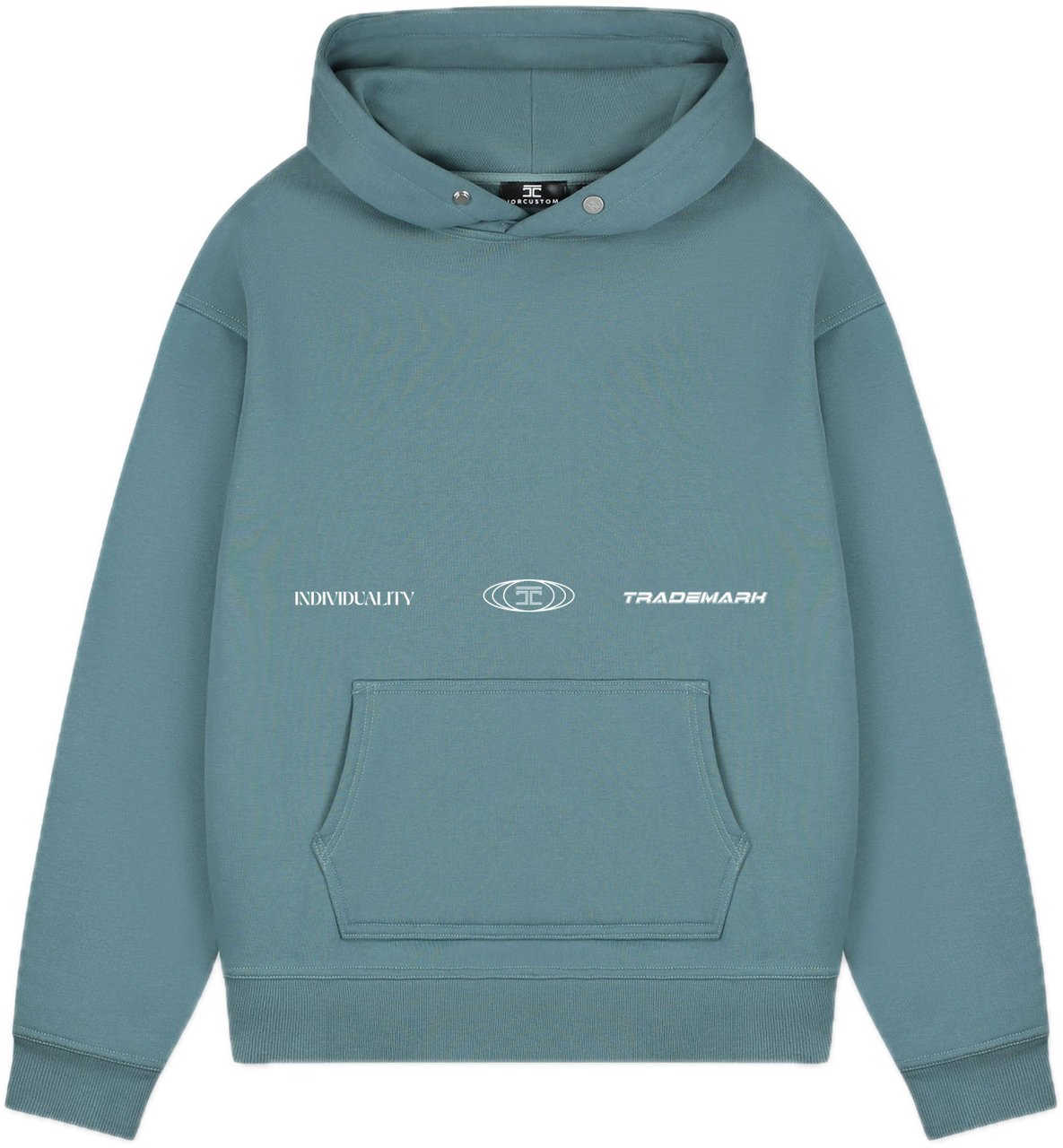 JORCUSTOM UncommonMind FoS Hoodie OceanBlue Blauw