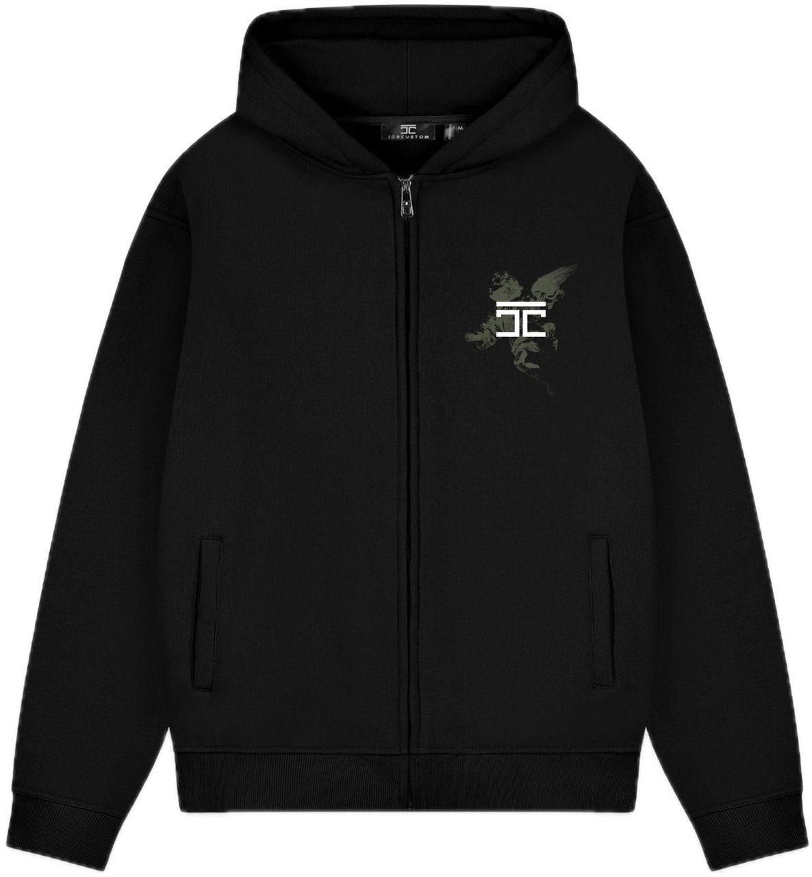 JORCUSTOM AboveAllLimits Fl Zip Hoodie Black Zwart