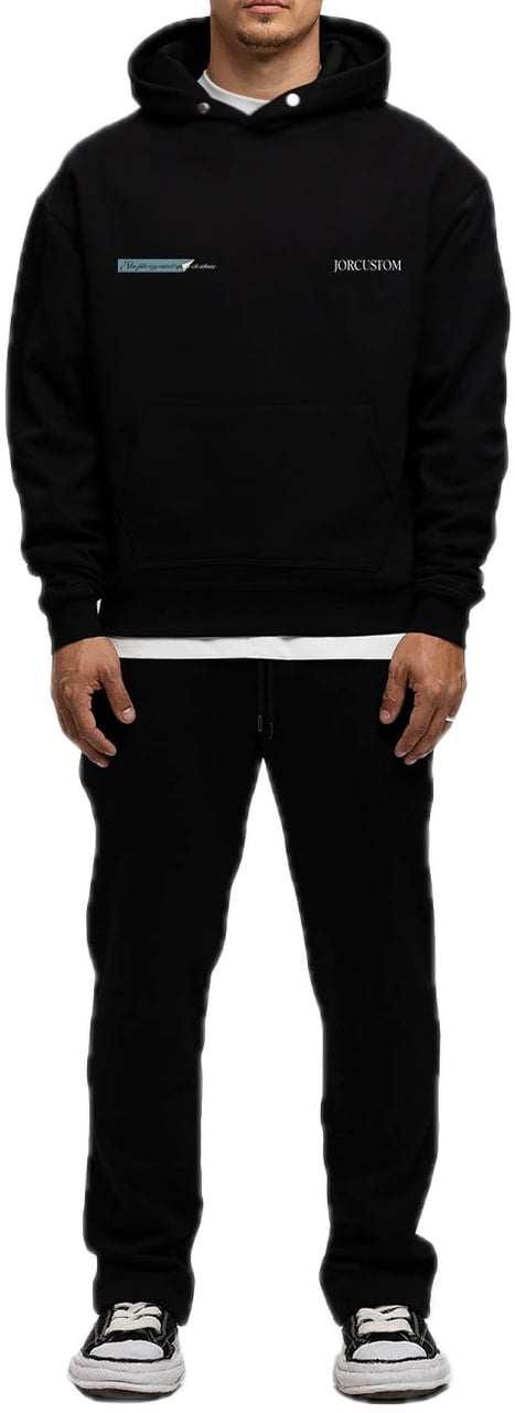 JORCUSTOM AngelTwo FoS Hoodie Black Zwart