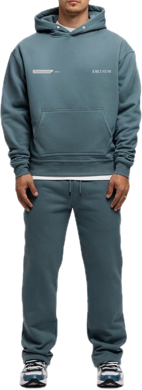 JORCUSTOM AngelTwo FoS Hoodie OceanBlue Blauw