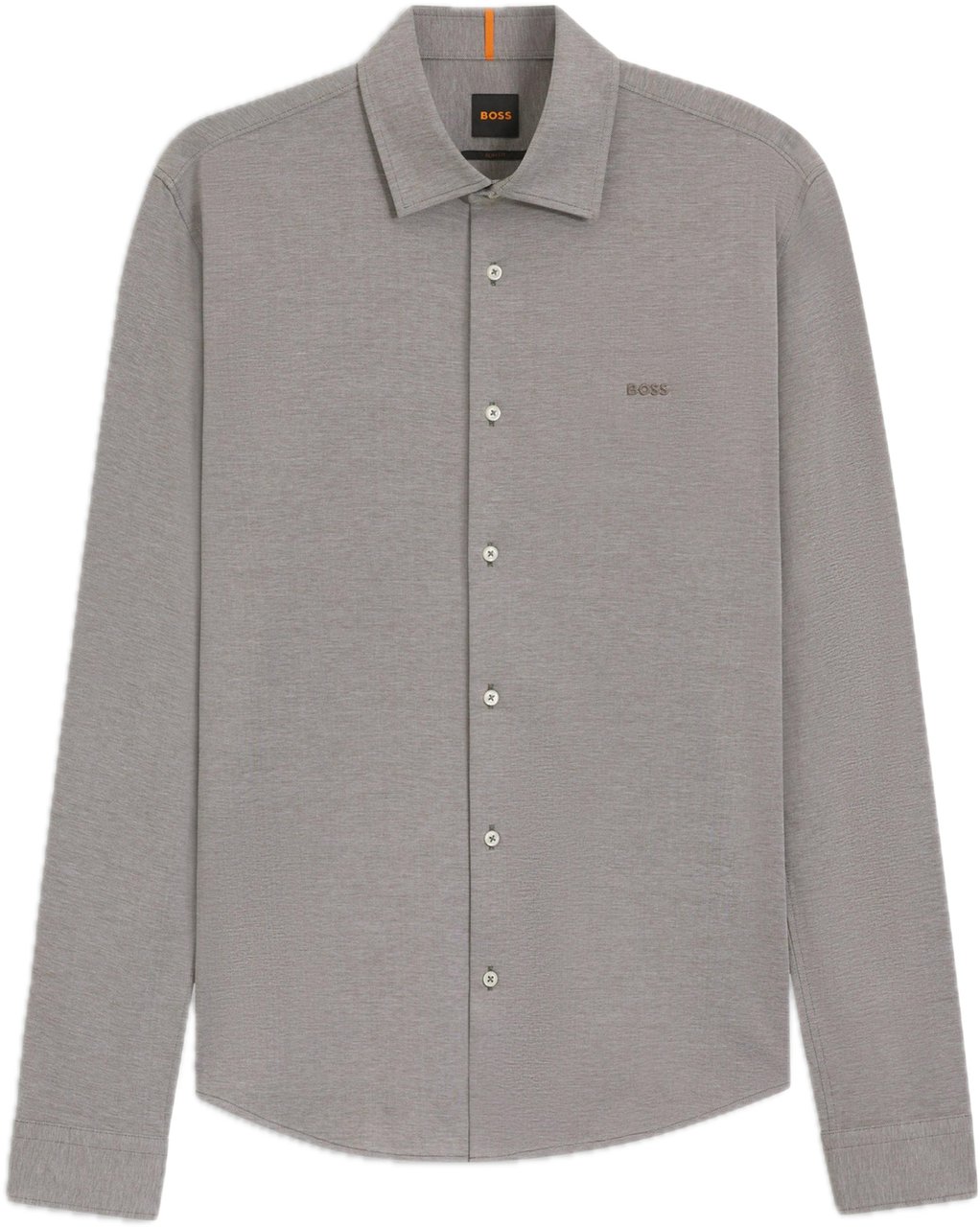 Boss Casual hemd lange mouw Groen Groen