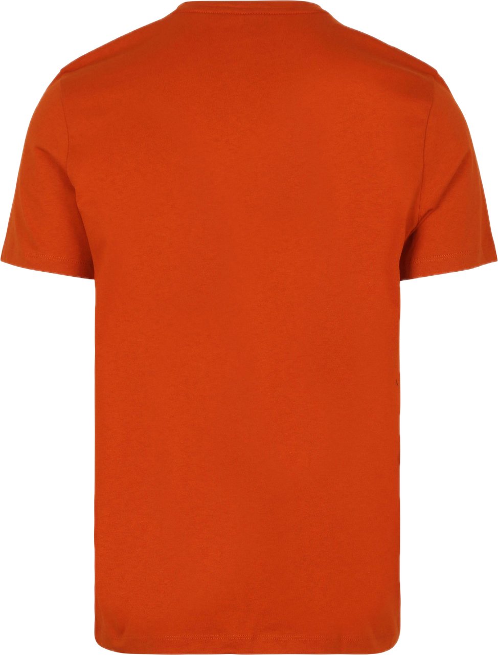 Boss T-shirt met logopatch Oranje