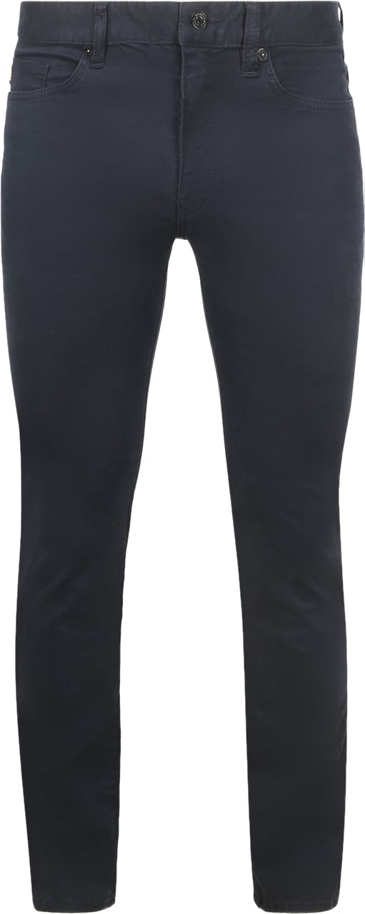 Boss Tapered-fit chino Blauw