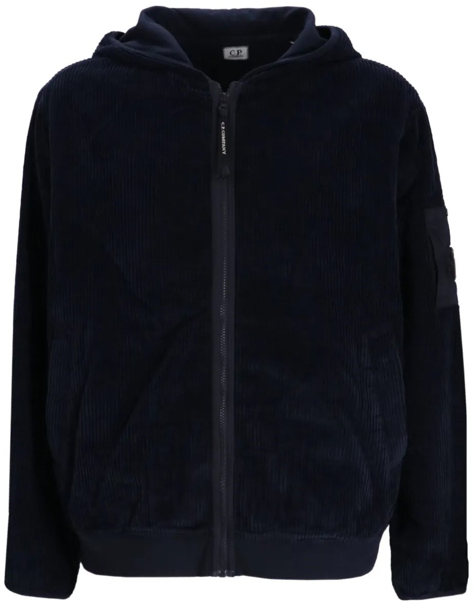 CP Company jas blauw velours Blauw