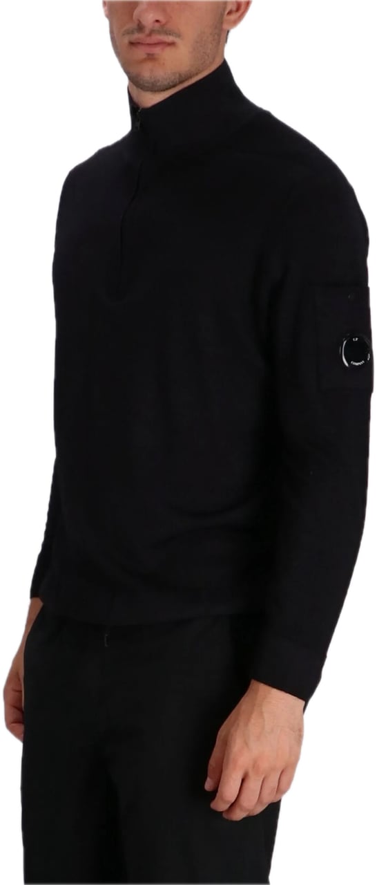 CP Company pull korte rits zwart Blauw