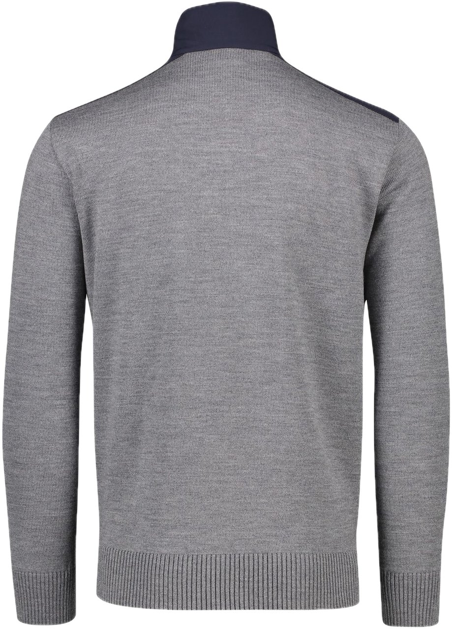 Paul & Shark Grijze half zip Grijs