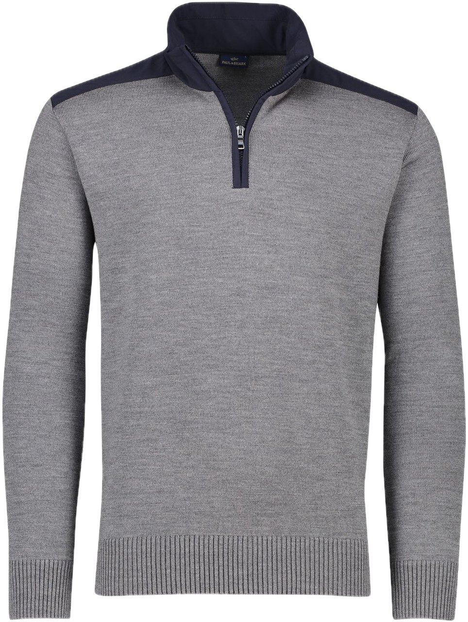 Paul & Shark Grijze half zip Grijs