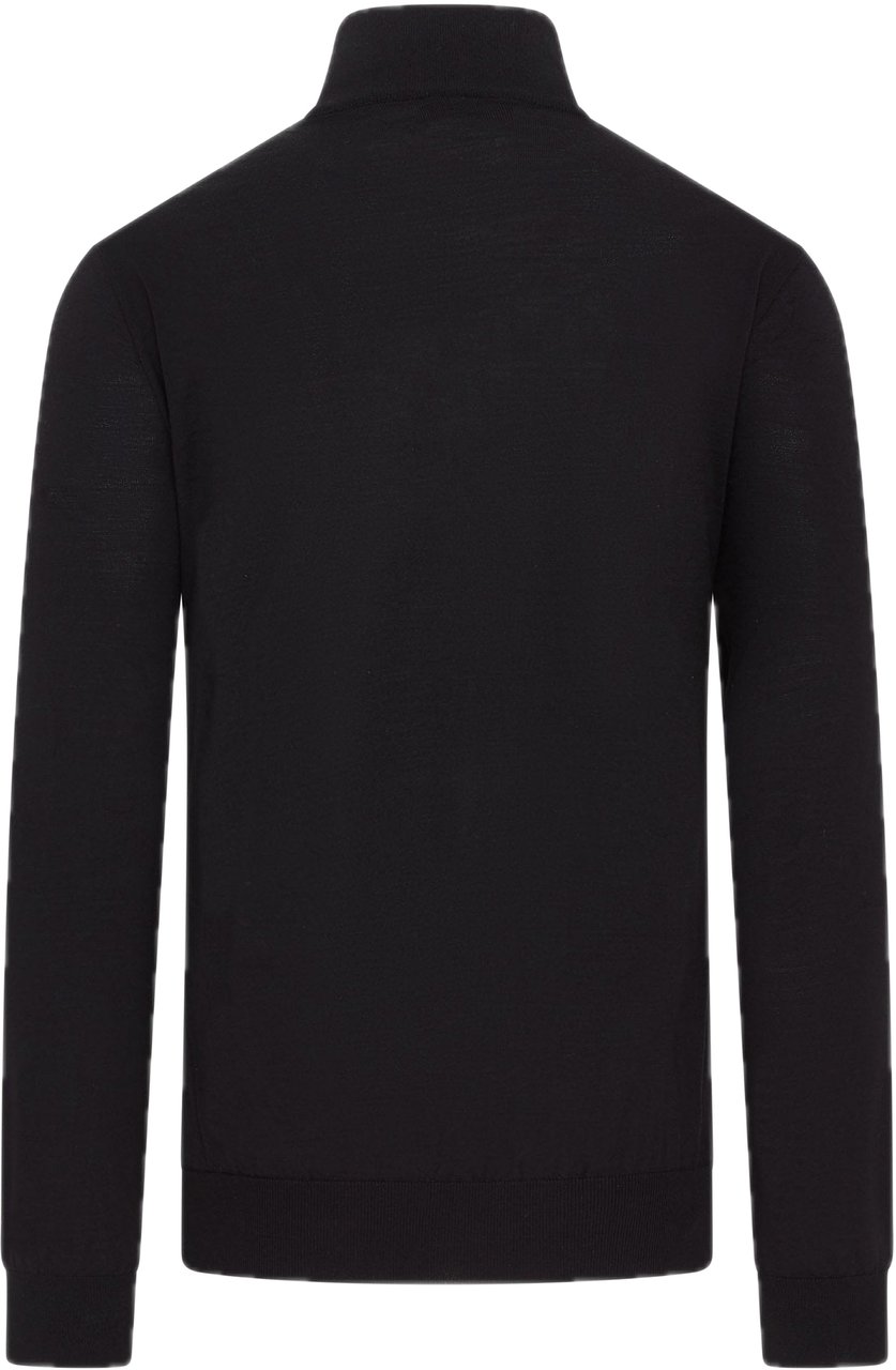 Paul & Shark Quarter Zip Jumper black Zwart