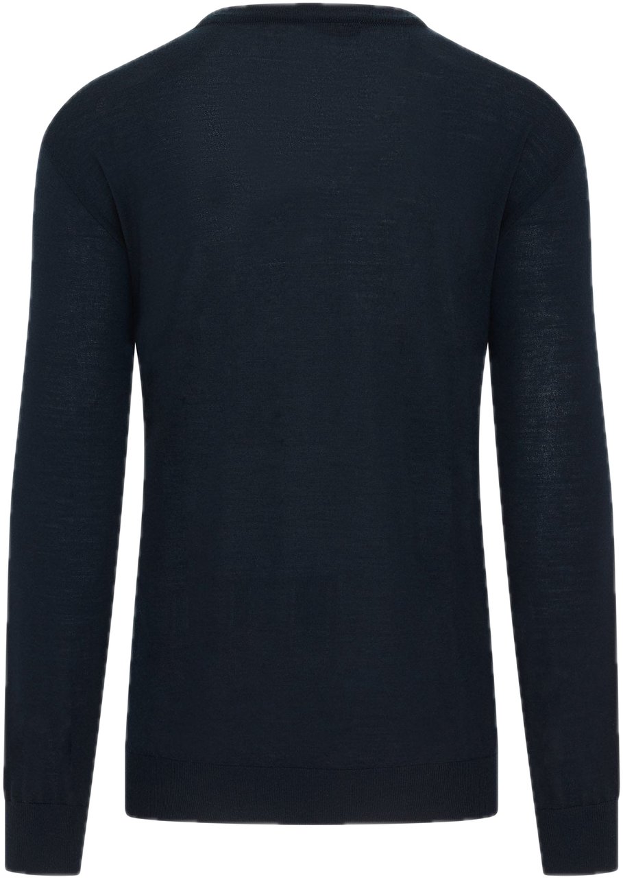 Paul & Shark Wool Crewneck Jumper blue Blauw