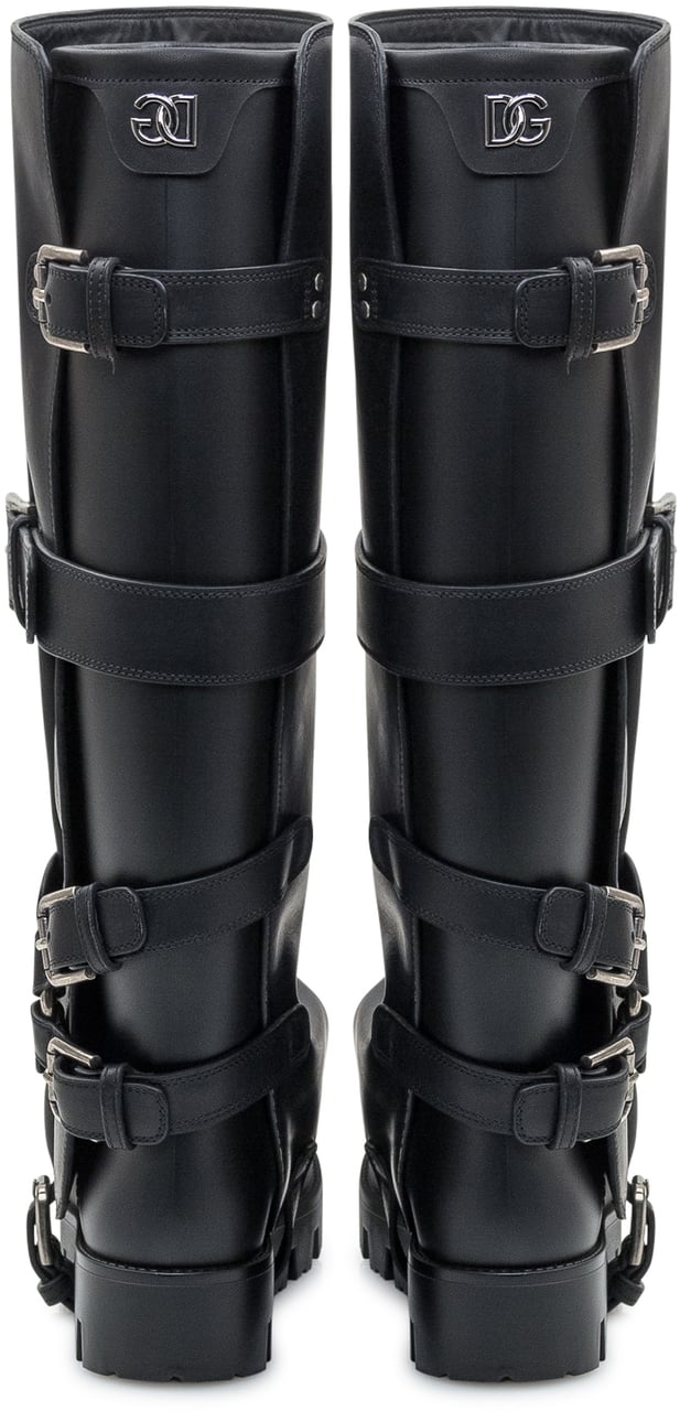 Dolce & Gabbana Rainbiker Boot Nero Zwart