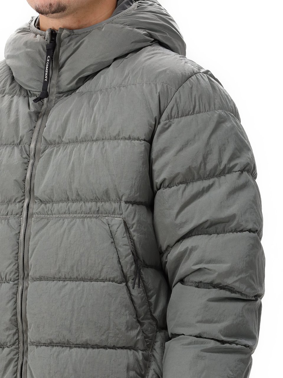 CP Company C.P. Company Jas Medium Jacket In Chrome - R Groen