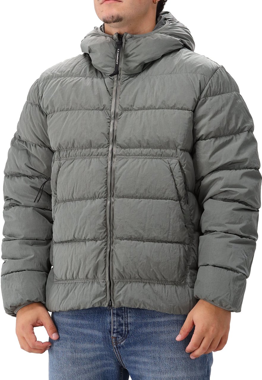 CP Company C.P. Company Jas Medium Jacket In Chrome - R Groen