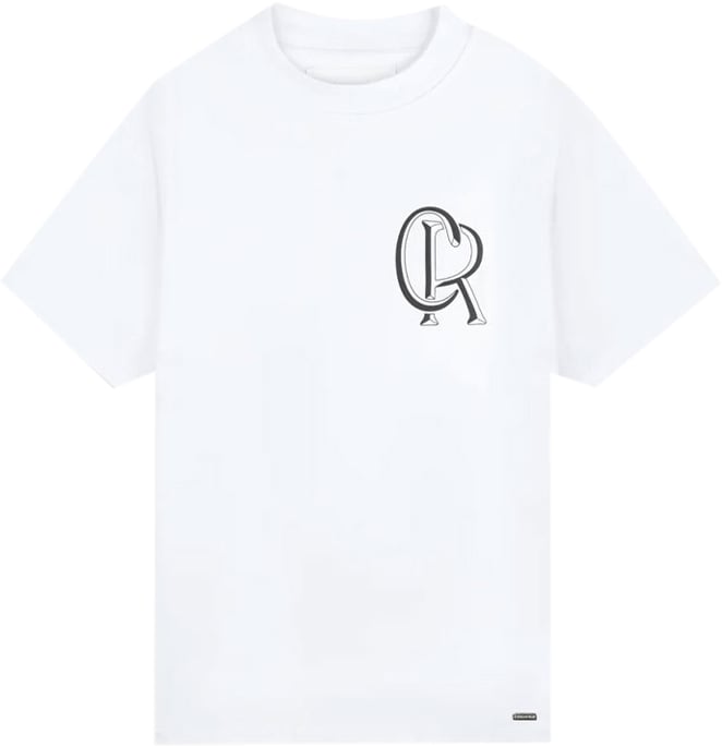 Croyez Croyez Initial T-Shirt Wit