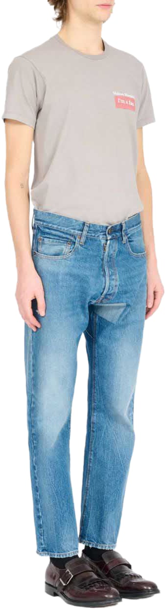 Maison Margiela Denim Vintage Medium Blue Blauw