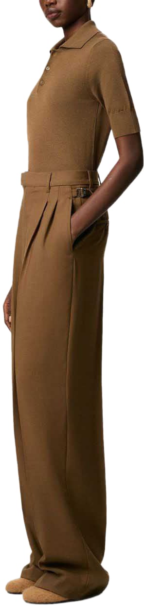 AMI Paris Trousers Brown Bruin