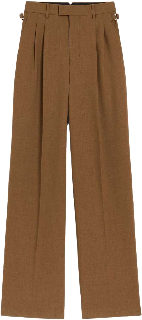 AMI Paris Trousers Brown Bruin